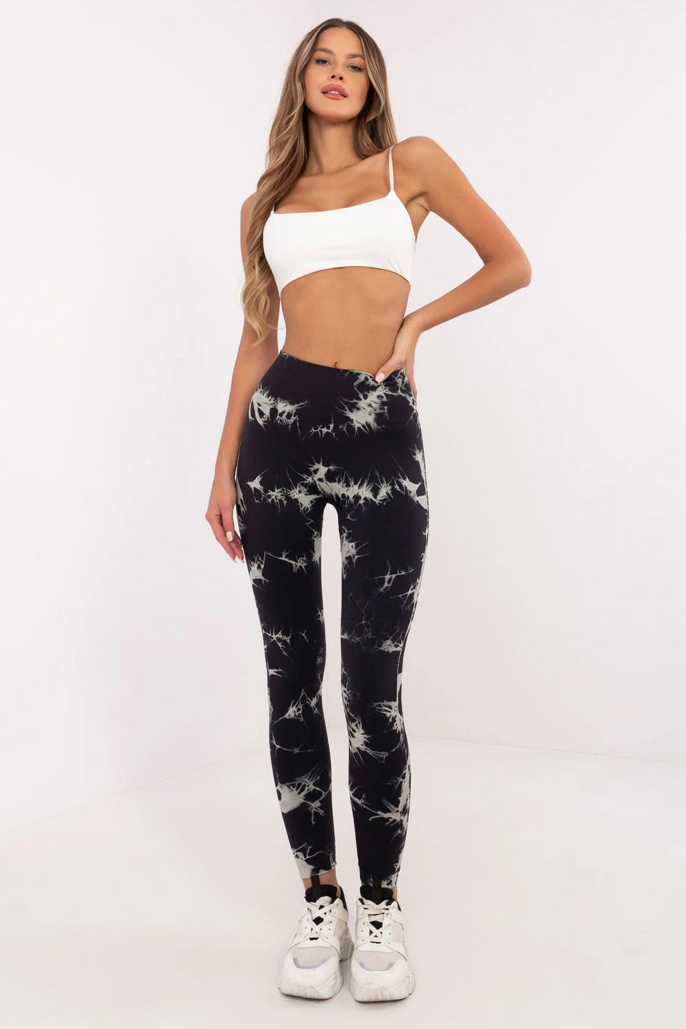 Leggings për femra NM 204129, të zeza
