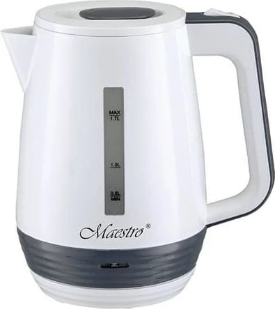 Çajnik elektrik Maestro MR-033, 1.7L, 2200W, Bardhë