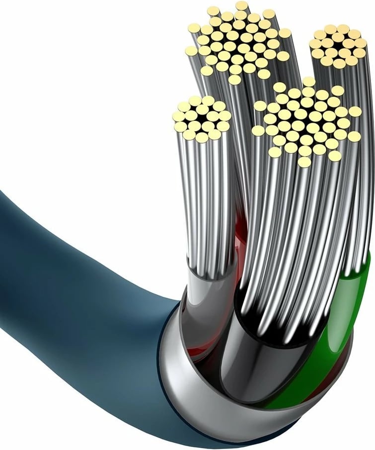 Kabllo Baseus Superior CALYS-A03 USB në Lightning, 1 m, Blu