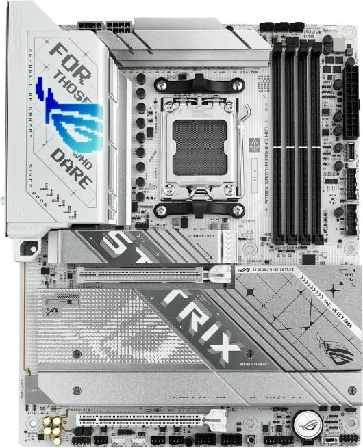 Pllakë amë Asus ROG STRIX X870-A GAMING WIFI, Socket AM5, DDR5, ATX, Bardhë