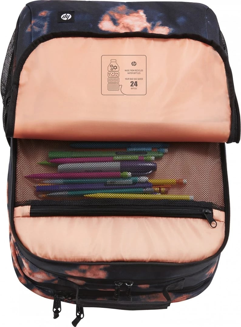 Çantë shpine HP Campus XL Tie Dye, e zezë