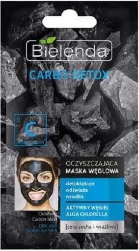Maskë fytyre për femra Bielenda Carbo Detox, 8g