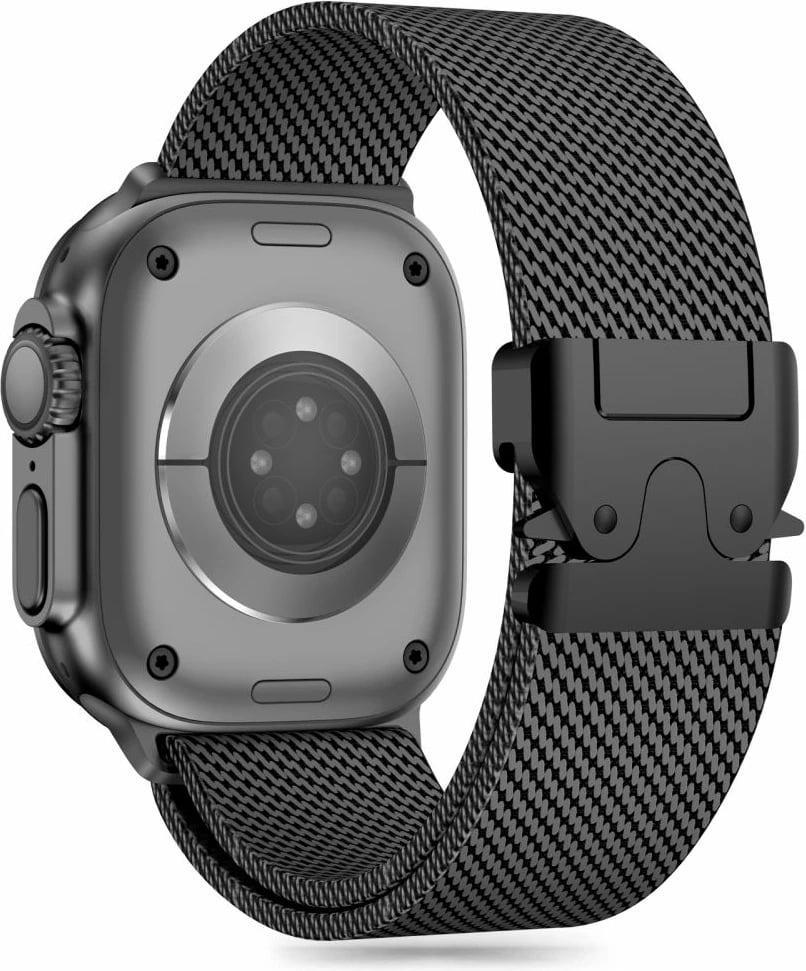 Rrip çeliku për Apple Watch Tech-Protect Milano, 44/45/46/49 mm, Zi