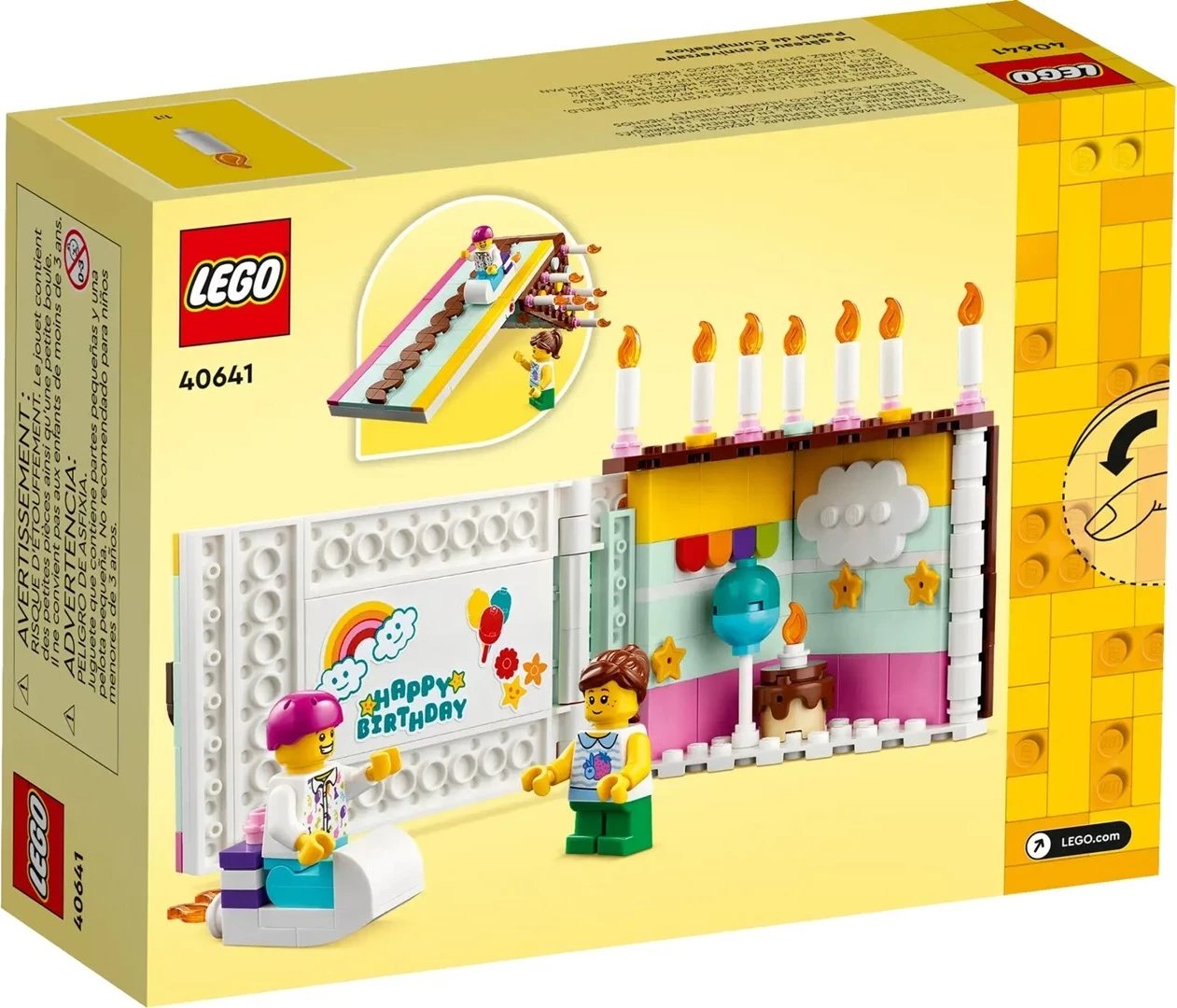 Set LEGO 40641 Tortë ditëlindje, 211 pjesë