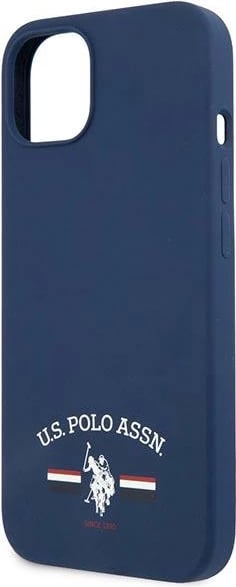 Mbështjellës U.S. Polo Assn. USHCP13SSFGV për iPhone 13 mini 5.4", silikon, blu