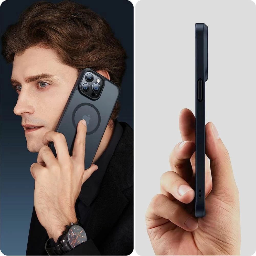 Mbështjellës Tech-Protect FlexAir Hybrid MagSafe për iPhone 12 Pro Max, Transparent