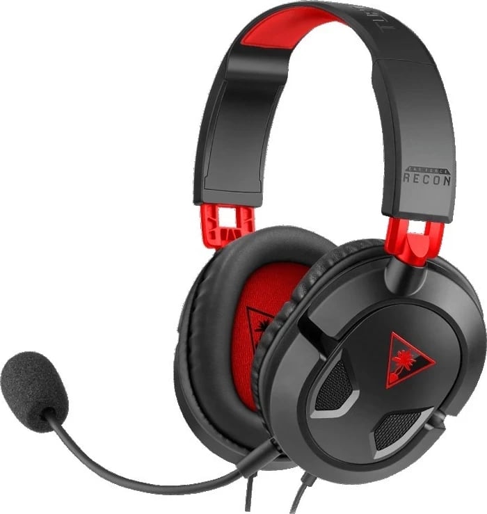 Kufje Turtle Beach Recon 50, të zeza me të kuqe për PC