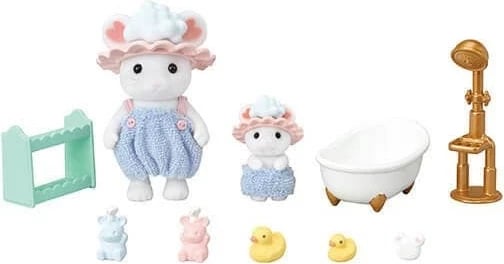 Set lodrash Sylvanian Families EPOCH 5805 me kukulla dhe aksesorë, multi