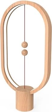 Llambë leximi Allocacoc Heng Balance Ellipse, USB, 2700 K, prej druri Llambë leximi Allocacoc Heng Balance Ellipse, USB, 2700 K, prej druri