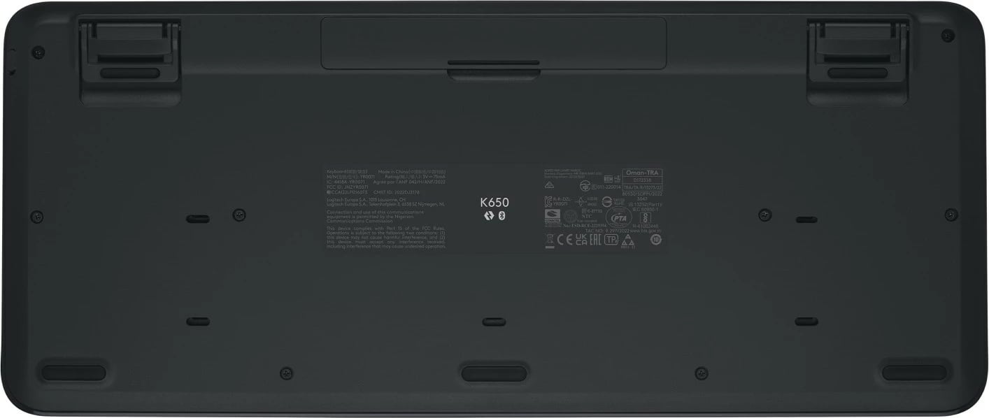Tastierë Logitech SIGNATURE K650, Wireless, Bluetooth, QWERTZ, Graphite