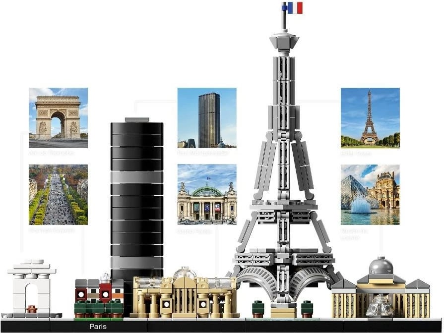 Set LEGO Architecture Paris 21044, 649 pjesë
