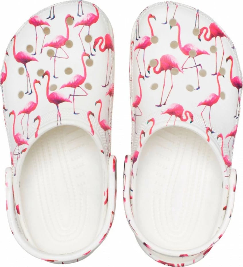 Klapka për fëmijë Crocs, të bardha-rozë