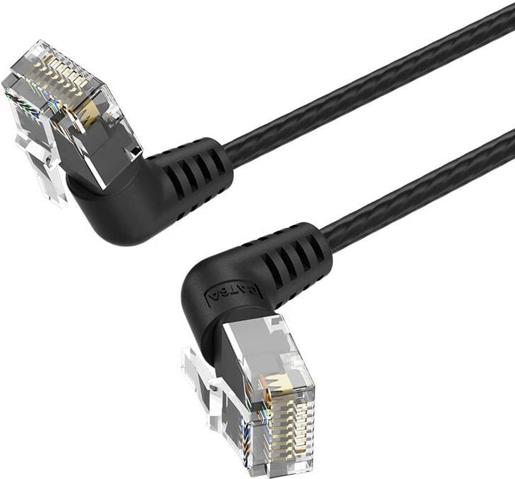 Kabllo rrjeti Vention IBOBF, Cat.6, RJ45, 1m, e zezë