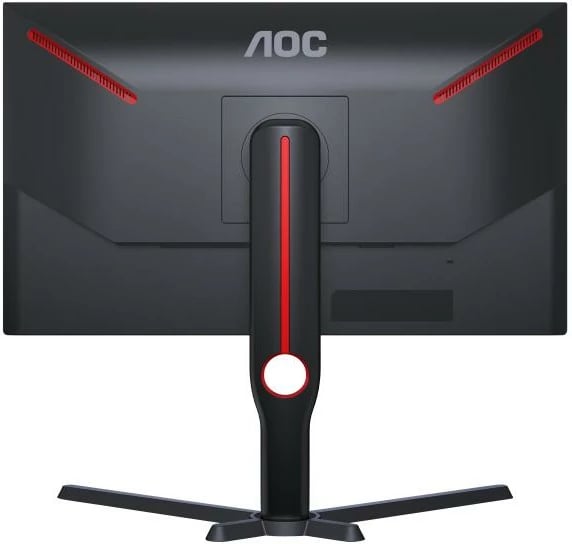 Monitor, AOC, 25G3ZM/BK, 24.5-inch FHD 1920x1080 240 Hz 1 ms VA Flat, Black/Red