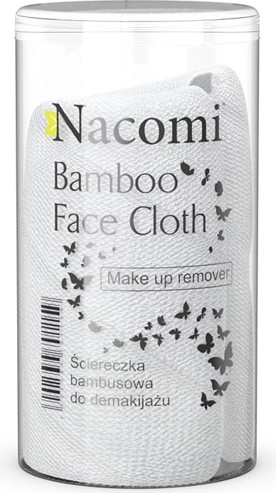 Peshqir fytyre për heqje grimi Nacomi Bamboo, 1 copë