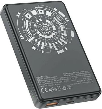 Powerbank AWEI MagSafe 10000mAh 22.5W, e zezë