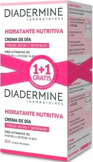 Krem dite hidratues ushqyes Diadermine set 2 copë 50ml