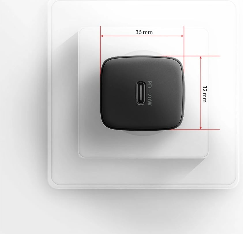 Karikues muri AXAGON ACU-PD20, 20W, 1x USB-C, i zi