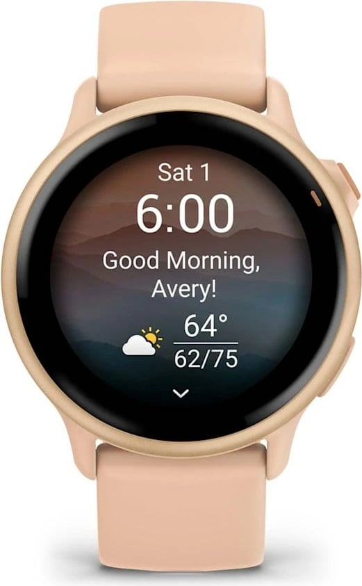 Smartwatch Garmin vívoactive 6, 42 mm, AMOLED, GPS, Rozë