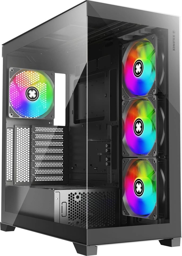 Kasë Xilence XG171 Gleam Black X818.ARGB midi tower, e zezë, ARGB