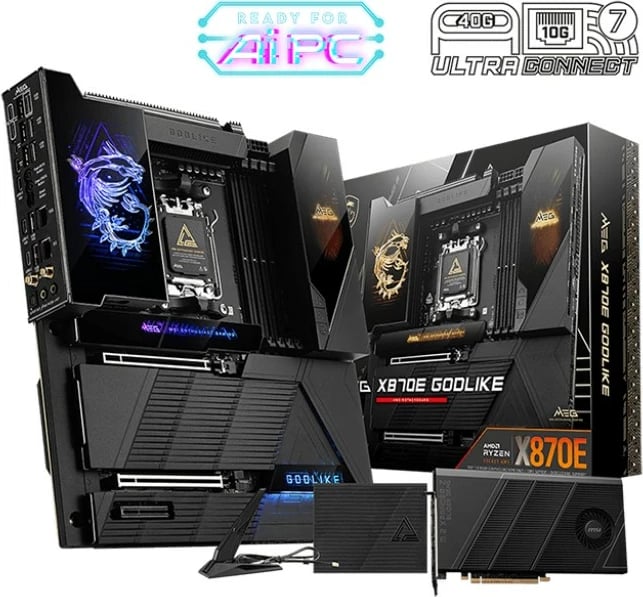 Pllakë amë MSI MEG X870E GODLIKE AM5 e zezë