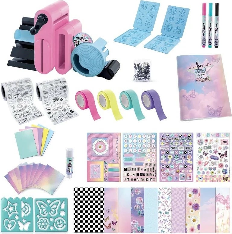 Set kreativ Epee Decor Project Workshop 3-in-1, 150+ aksesorë, për fëmijë, shumëngjyrësh