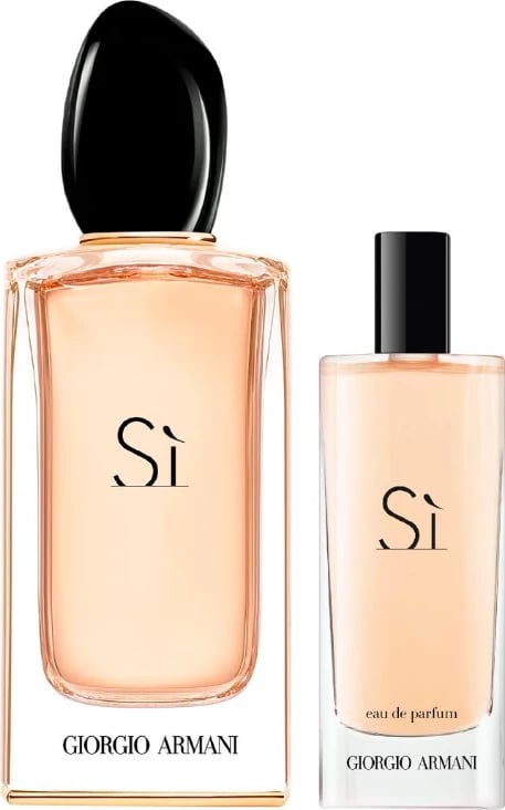 Set Eau de Parfum Giorgio Armani Si, 100 ml + 15 ml