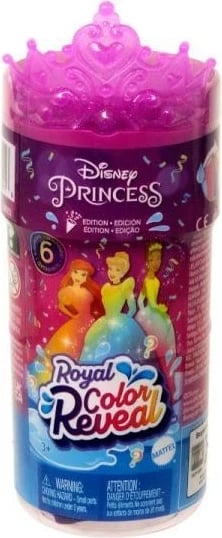 Lodër Disney Princess Royal Color Reveal Party Edition, Mattel, Ngjyra të ndryshme