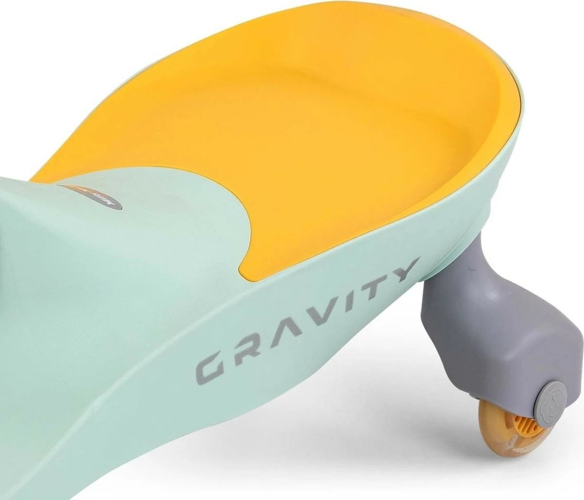 Ride-on Milly Mally Gravity 5926 pa pedale, rrota LED, 4 rrota, 3+ lime yellow