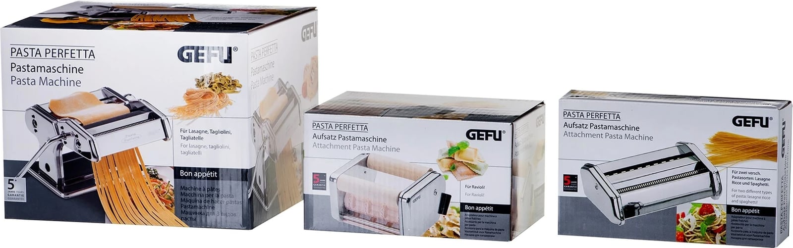 Makinë manuale për pasta GEFU G-28300, çelik inox Makinë manuale për pasta GEFU G-28300, çelik inox
