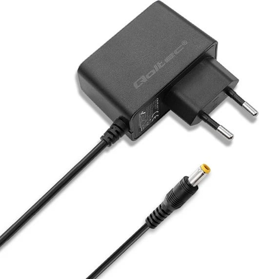 Kasë furnizimi Qoltec 51021, 5W, 5V, 1A, 5.5x2.5mm, e zezë