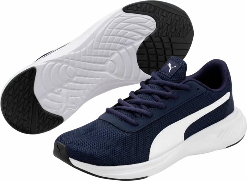 Atlete për meshkuj Puma, të bardha dhe të kaltërta