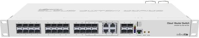 Switch MikroTik CRS328-4C-20S-4S+RM, Managed L2/L3, 1U, Bardhë