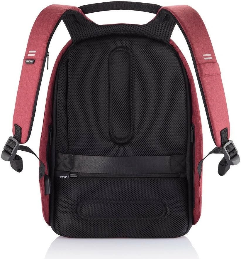 Çantë shpine XD DESIGN BOBBY HERO REGULAR, 16L, për laptop 15.6", e kuqe