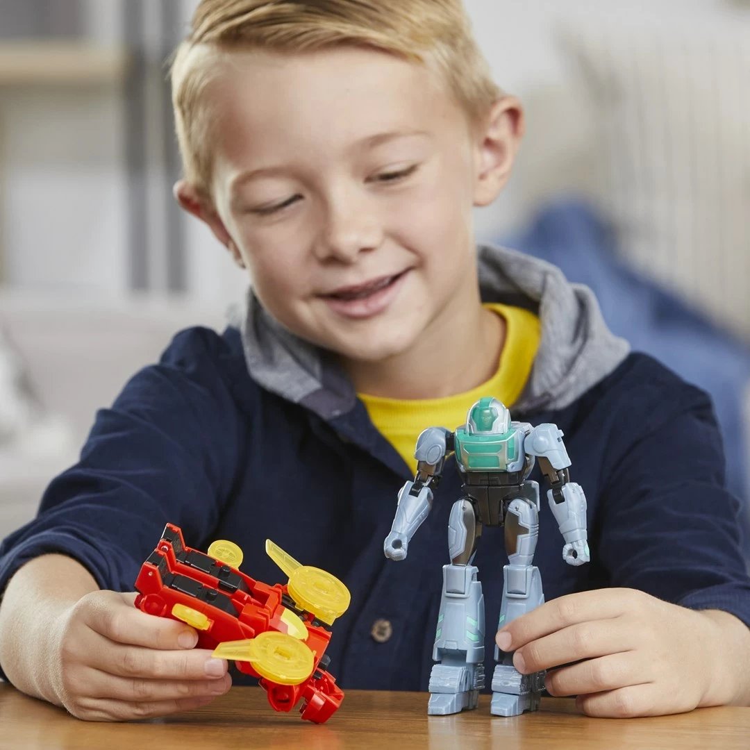 Lodra Transformers EarthSpark Cyber-Combiner 1, Hasbro, Multikolor
