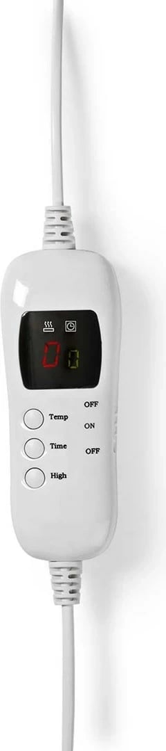 Batanije elektrike Nedis PEBL130CWT2, për 2 persona, 120 W, Fleece/Poliester, Gri