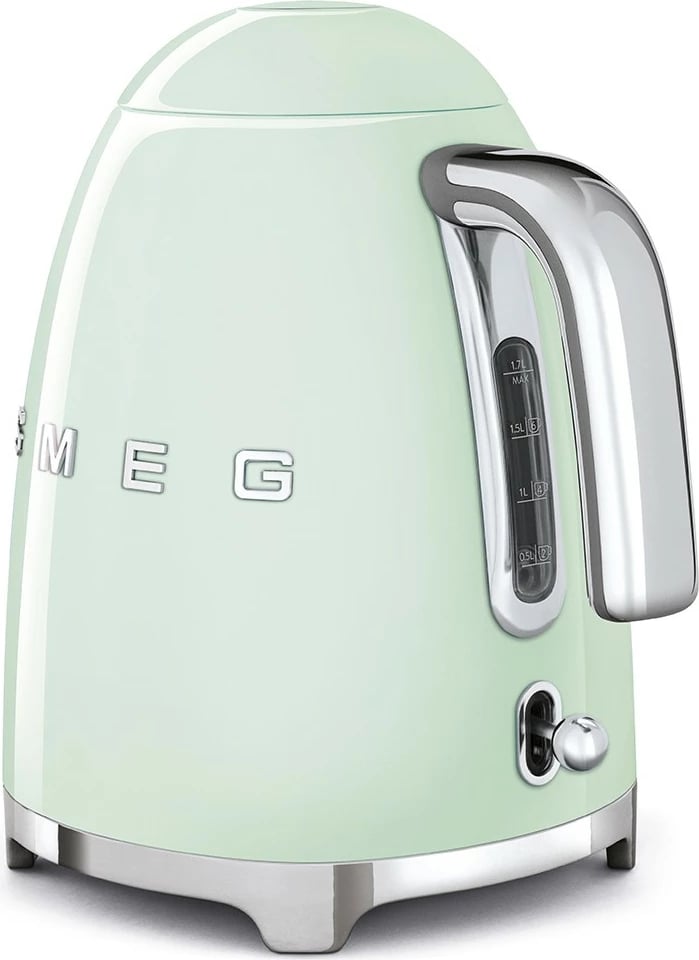 Ibrik elektrik SMEG KLF03PGEU, 1.7L, 2400W, jeshil pastel