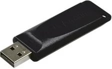 Pendrive Verbatim Slider 64GB, USB 2.0, e zezë