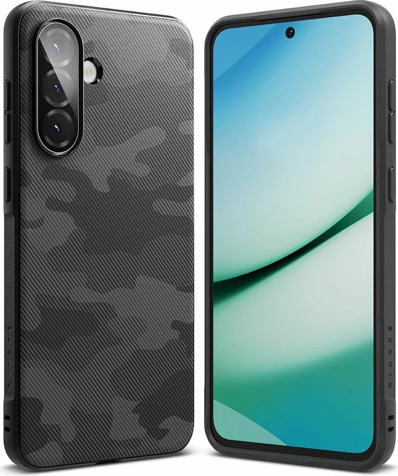 Mbështjellës Ringke Onyx për Samsung Galaxy A36 / A56, Black Camo
