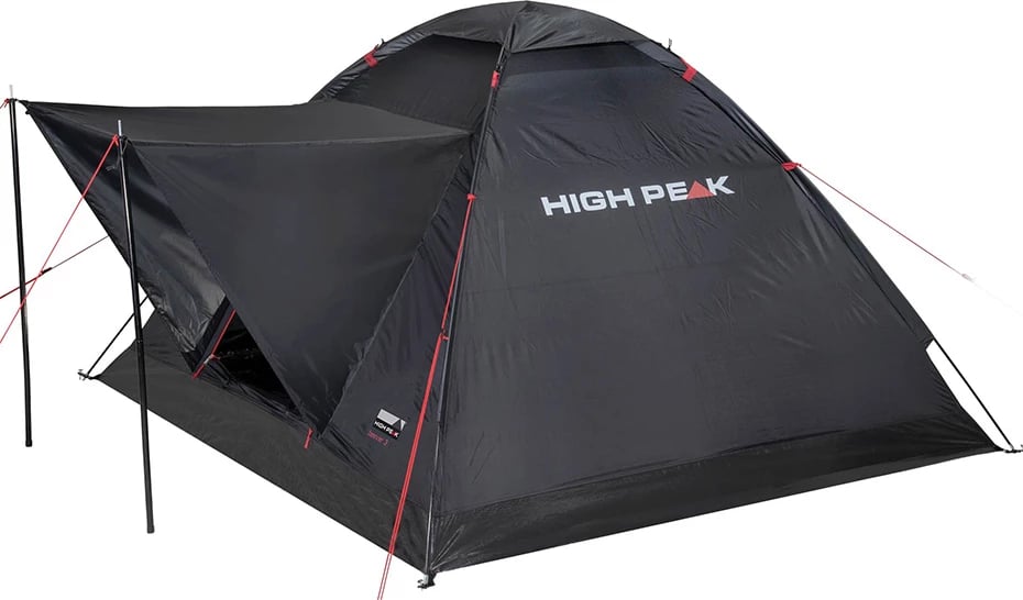 Tendë kampingu High Peak për 3 persona, e zezë