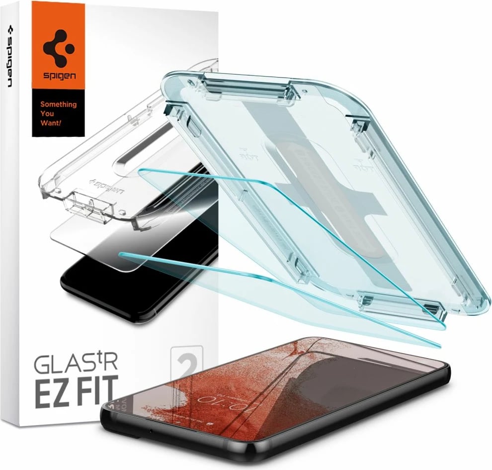 Xham mbrojtës Spigen Glas.tR EZ Fit për Samsung Galaxy S22, 2 copë Xham mbrojtës Spigen Glas.tR EZ Fit për Samsung Galaxy S22, 2 copë
