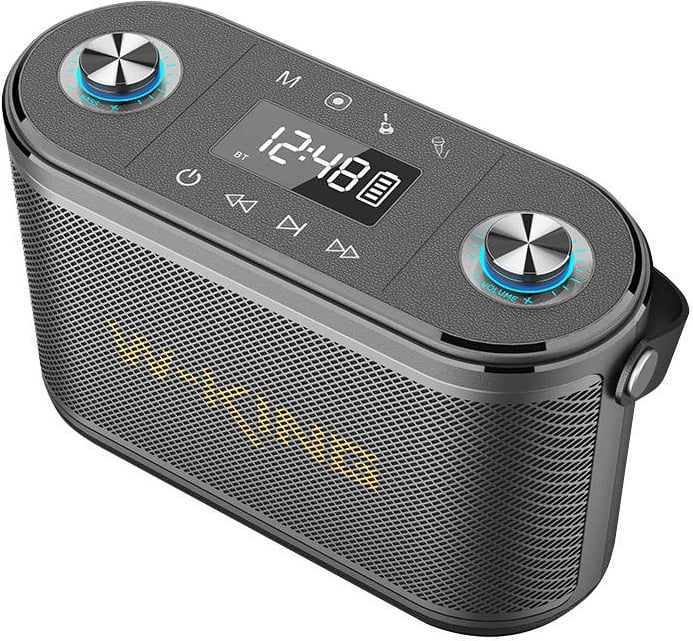 Altoparlant portativ Bluetooth W-KING H10 S, 80W me mikrofon, i zi