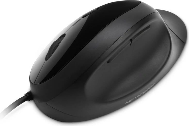 Maus Kensington Pro Fit Ergo, me kabëll, 3200 DPI, i zi