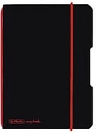 Bllok shënimesh herlitz 11361599, A6, 40 fletë, 70g/m², i zi