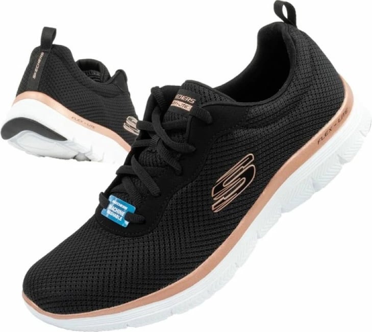 Atlete femra Skechers, të zeza
