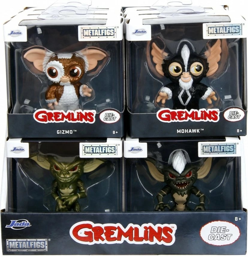 Figurinë metalike Jada Toys Gremlins, 6.5 cm, për koleksionistë, ngjyra të ndryshme