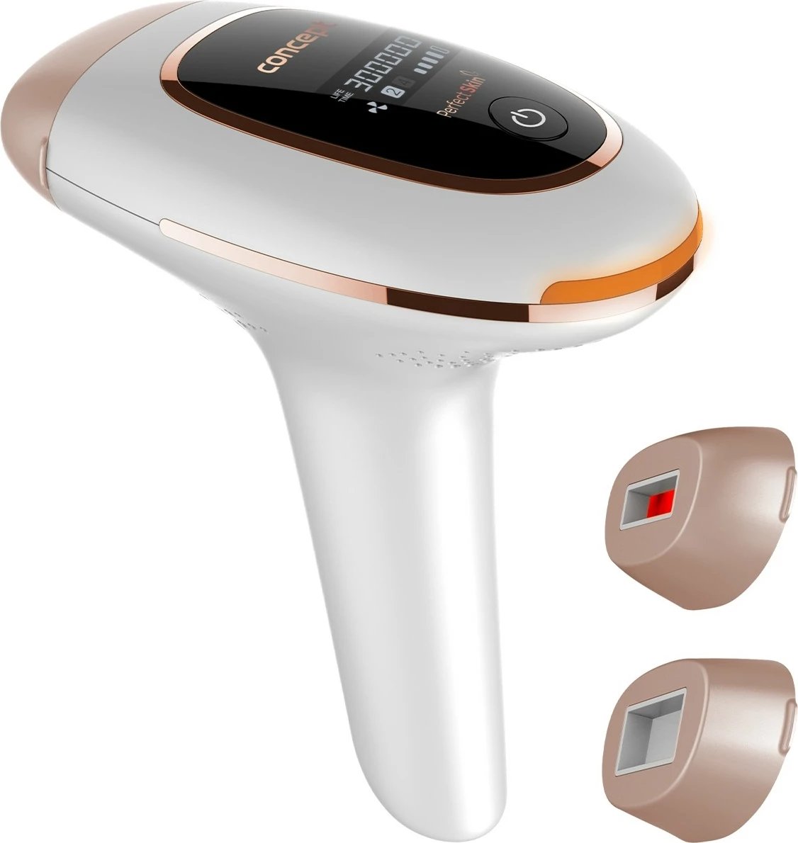 Depilator IPL Concept IL3020 Perfect Skin, 2 koka, i bardhë/ari/rozë