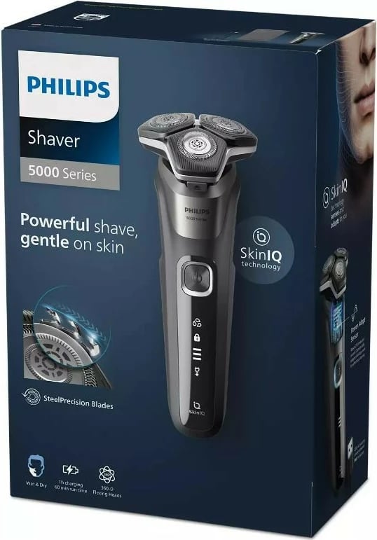 Makinë rroje Philips Shaver Series 5000 S5887/10, për meshkuj, Kafe