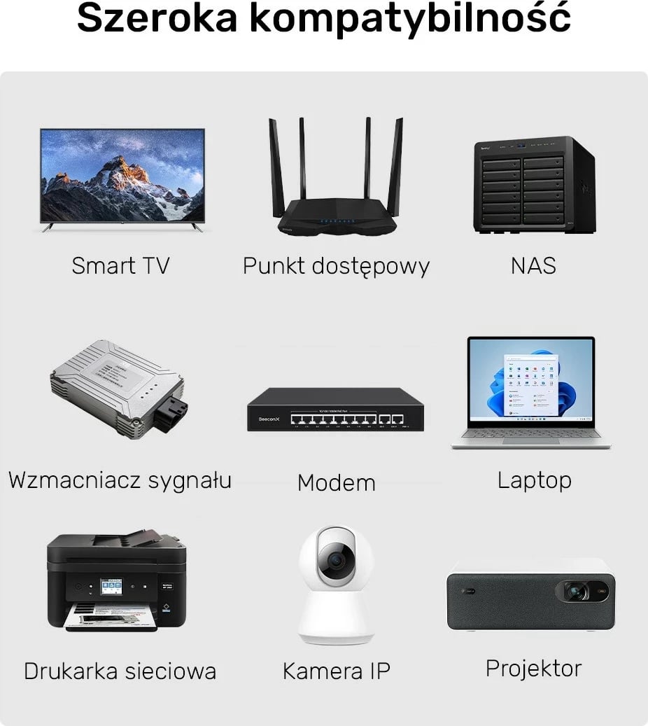 Kabëll Ethernet Unitek RJ-45 LAN, patchcord cat.8, 1.5m, zi-gri