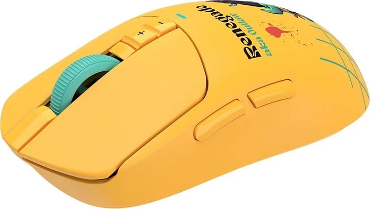 Maus A4Tech Bloody R72 ULTRA DUO Renegade Sunset, wireless, RGB, i verdhë